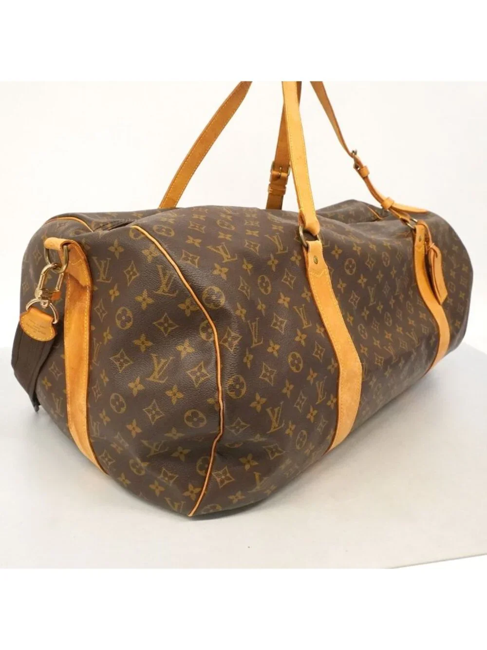 Louis Vuitton Boston Bag Monogram Sac Polochon Brown